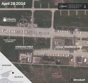 ببینید | حمله پهپادی اوکراین به پایگاه هوایی روسیه